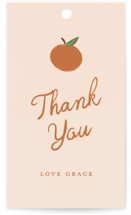 A Little Cutie Baby Shower Favor Tags