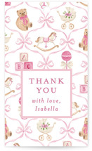 Tied with a bow Baby Shower Favor Tags