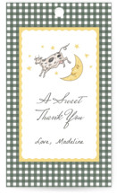 Over the Moon Baby Shower Favor Tags
