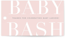 Big Bash Baby Shower Favor Tags