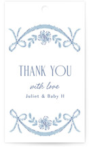 Handkerchief Baby Shower Favor Tags