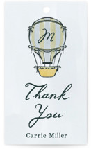 Hot Balloon Baby Shower Favor Tags