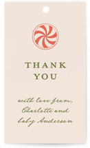 Peppermint Baby Shower Favor Tags