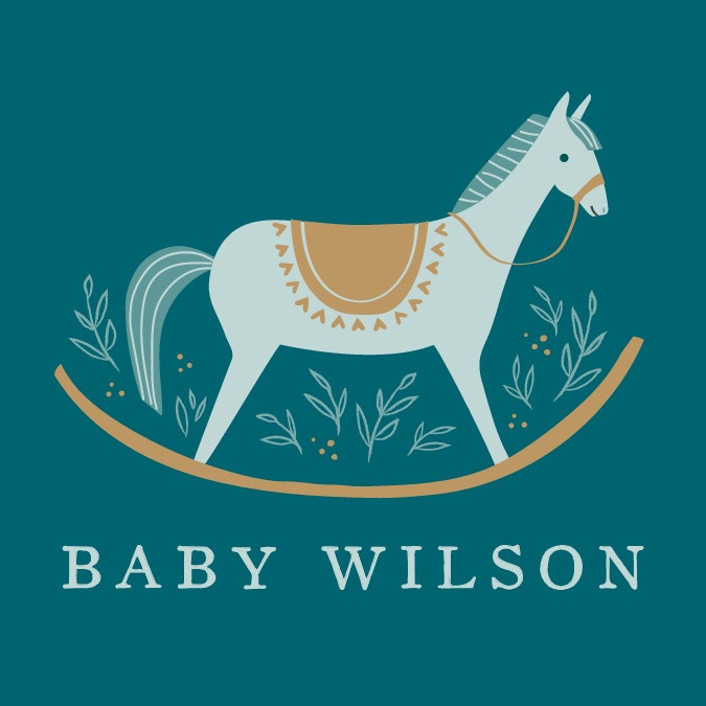 Rocking Horse Baby Shower Favor Tags by Karidy Walker Minted