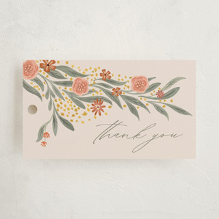 Elephant Garden Baby Shower Favor Tags