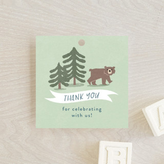 Grand Adventure Baby Shower Favor Tags