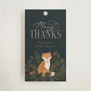 Woodland Baby Shower Baby Shower Favor Tags