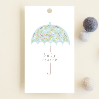 Baby Brolly Baby Shower Favor Tags