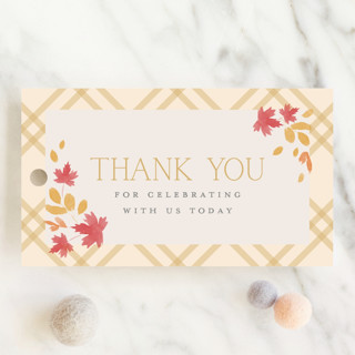 Fall Frame Baby Shower Favor Tags