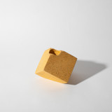 Marigold Terrazzo Block Candlestick Holder, Cube Candle Holders