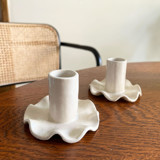 Ruffled Candle Holder Candle Holders