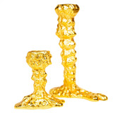Sand Drip Brass Candlestick Holders Candle Holders