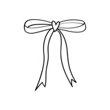 Custom Color Bow Icon Commissioned Design Element