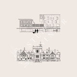 Custom Map Icon, Illustration Commissioned Design Element