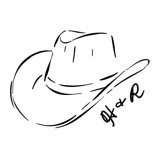 Custom Monogram Cowboy Hat Crest Commissioned Design Element