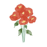 Custom Poppies Icon Commissioned Design Element