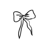 Custom Color Bow Icon Commissioned Design Element