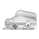Custom Brooklyn Botanical Garden, The Palm House Venue Commissioned Design Element
