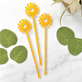 Mid Mod Sun Stir Sticks - Frosted Daffodil (Set of 25) Stir Sticks