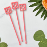 Breeze Block Stir Sticks - Pink (Set of 25) Stir Sticks
