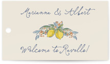 Amalfi Coast Wedding Wedding Favor Tags