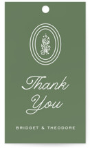 Court Wedding Favor Tags