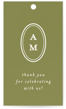 museo Wedding Favor Tags