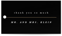 Lined Wedding Favor Tags