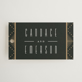 Deco pattern Wedding Favor Tags