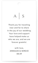 Wedding Favor Tags