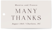 Wedding Favor Tags