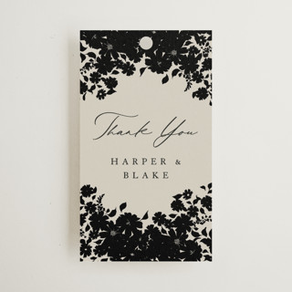 Bouquet Toss Wedding Favor Tags