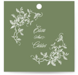 Vintage Garden Wedding Favor Tags