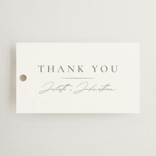 Classic Line Frame Wedding Favor Tags