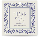 Tiled Romance Wedding Favor Tags