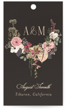 Flouriishing Wedding Favor Tags