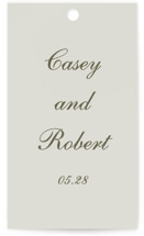 Pearls Wedding Favor Tags