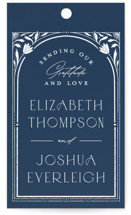 Nouveau Frame Wedding Favor Tags