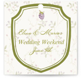 Wild Berry Watercolor Wedding Favor Tags