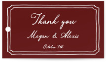 Wedding Favor Tags