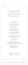 Foil Frame Gloss-Press® Wedding Programs