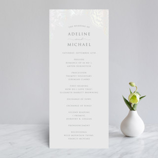 Au Jardin Gloss-Press® Wedding Programs