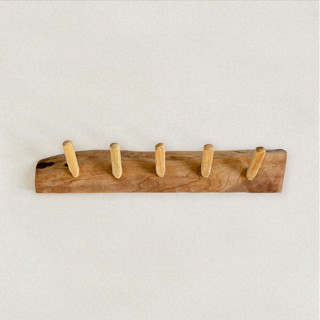 Handmade Wooden Towel Hanger Wall Hooks