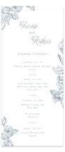 Tall Wedding Weekend Itinerary Cards