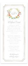 Tall Wedding Weekend Itinerary Cards