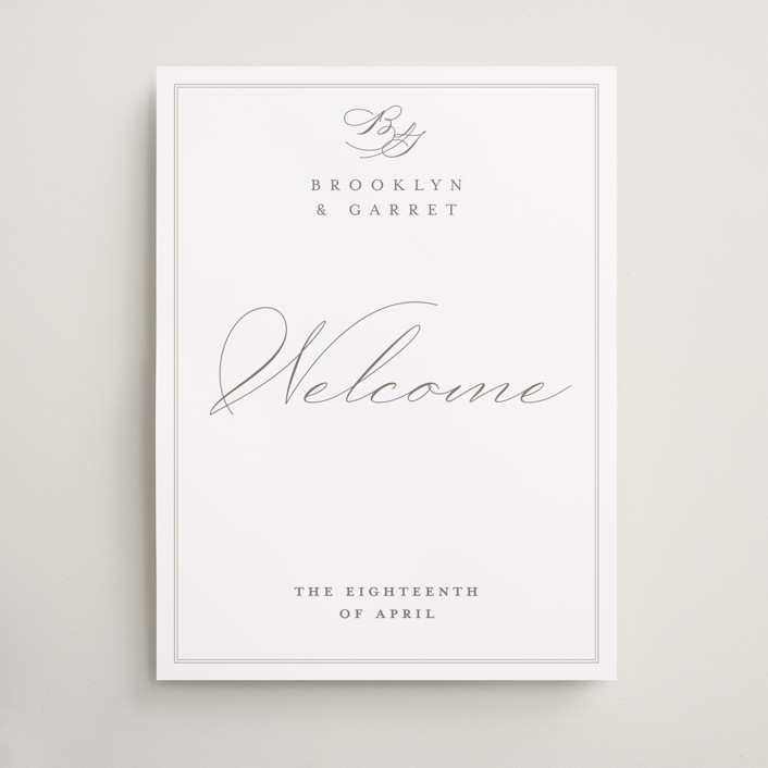 Overlapping Signs Overlapping Welcome Signs by Amy Kross | Minted