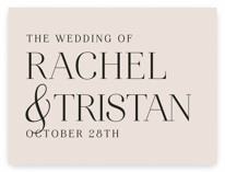 Debonair Welcome Signs