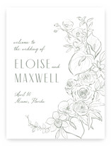 Orchid Frame Welcome Signs