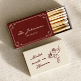 Match Made in Heaven Customizable Matchboxes | Set of 50 Matchbooks and Matches
