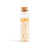 Apricot Cream Matchsticks in Small Corked Vial Matchbooks and Matches